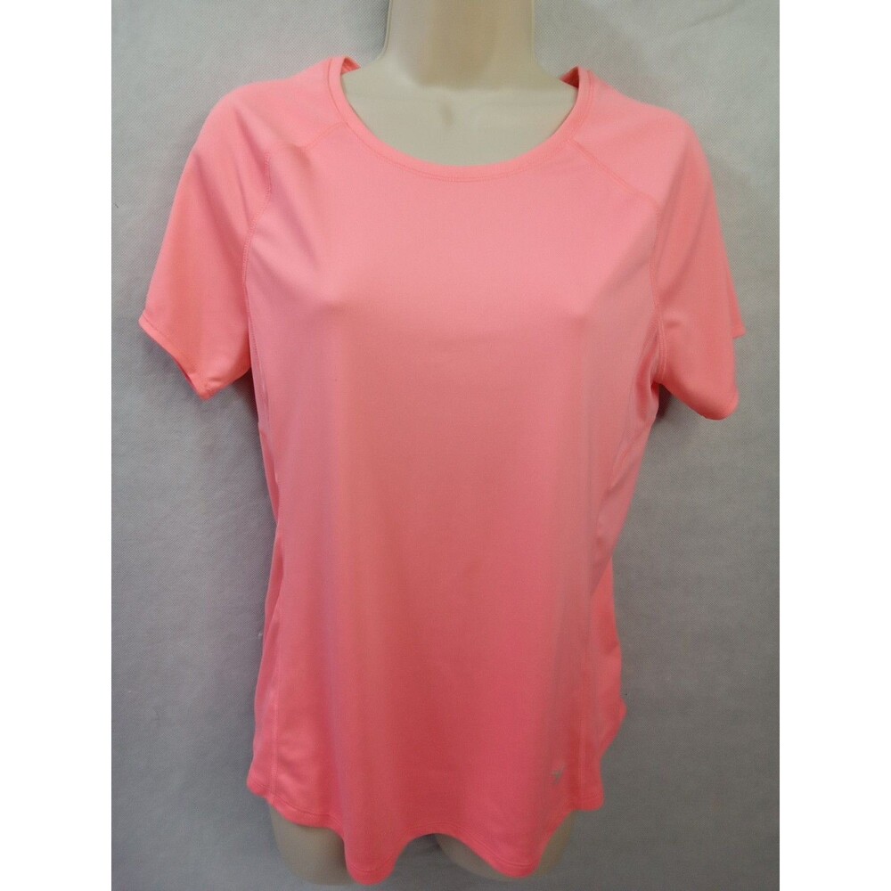 Old Navy active wear neon pink women‎ medium round neck short sleeve